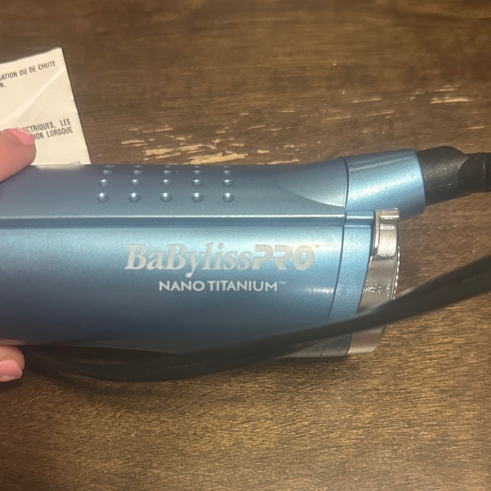 BaBylissPRO Nano Titanium Hair Dryer - Blue